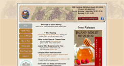 Desktop Screenshot of islandwinery.com